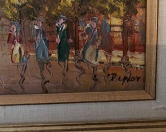 French Street Painting - Artist ??