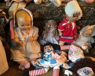 Bisque Porcelain Dolls