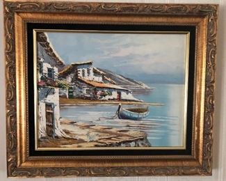 Seaside Painting - Artist Unknown