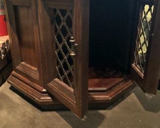 Bar Cabinet - Octagon is 21H x 28W x 28D