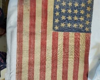 Rare 38 star antique U.S. Flag.