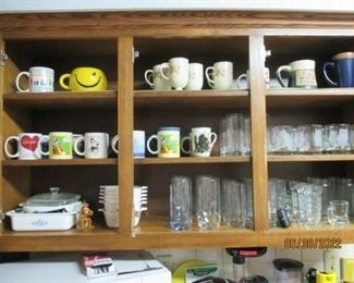 Coffee cups, Glassware. Owl Glasses. Set of 10.