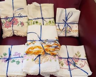 Hand Crocheted pillow cases