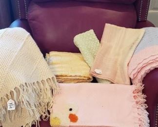 Vintage baby blankets