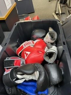 boxing items, gloves