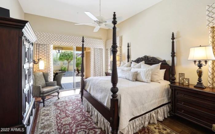 Tommy Bahama Rumba Del Sol King Bed suite; includes two nightstands, bed frame and armoire. $3750 for whole set