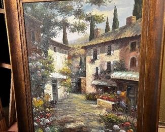 Artmasters ladlows wall art 60 by 50 with coa. $350