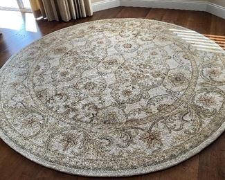 8 ft underfoot wool rug $600 