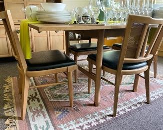 2 American of Martinsville Table and chairs
