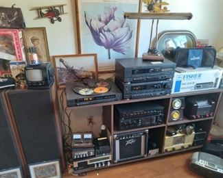 Tons of very cool vintage audio/video equipment