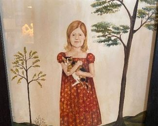 Folk Art Watercolor original by Paige Koosed