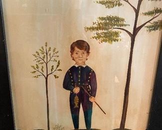 Folk Art Watercolor original by Paige Koosed