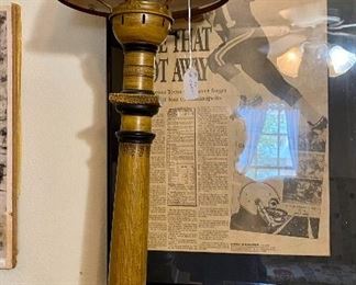 cool library lamp, federal look