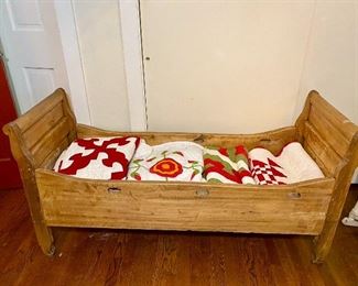 antique child's bed