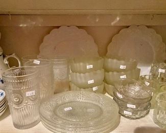 vintage glass ware