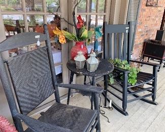 great vintage wicker set