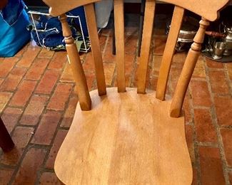 Wonderful small oak chair, we have 8