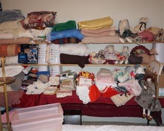 towels, kitchen linens, blankets