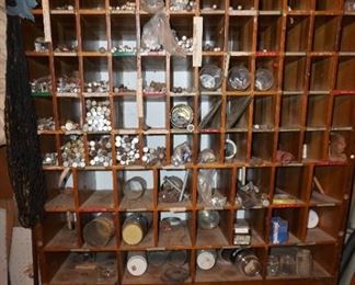 cubicle, screws, bolts and more