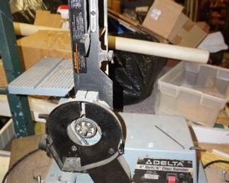 Delta disc belt sander