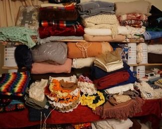 blankets, afghans. 