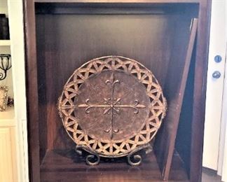 One of three similar wall units (adjustable shelves)