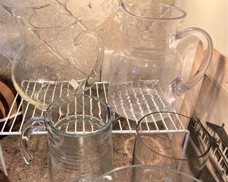 Clear pitchers