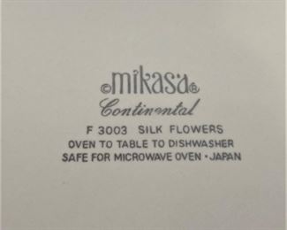Mikasa "Silk Flowers" dishes