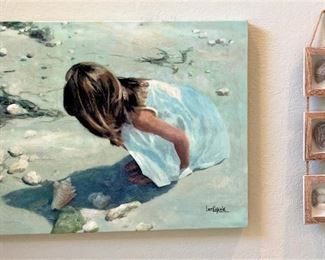 Seaside art; famed shells