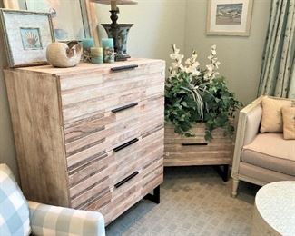 Unique chest and nightstand