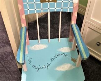 Rocking chair for a princess