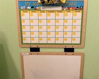 Calendar and art board
