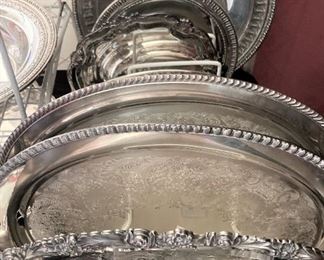 Silverplate trays