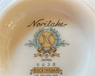 Noritake "Buckingham" china