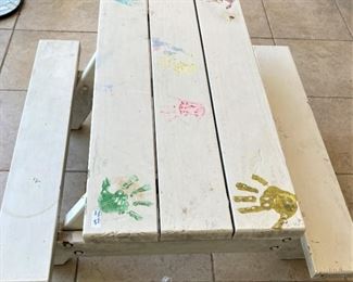 Children's picnic table