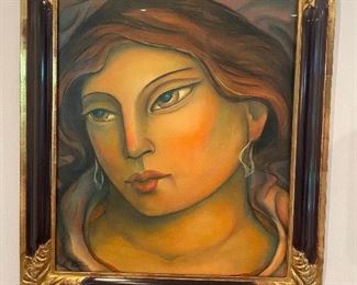 Migel Martinez oil pastel 