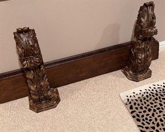 Carved shelf unit 