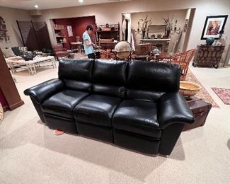 Leather sofa(3parts-EZ to move)