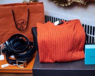 Versace, Gucci, YSL leather belts