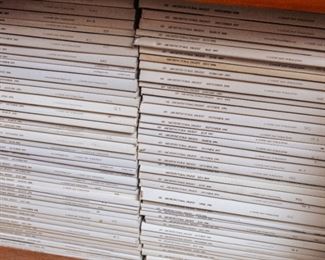 Vintage magazines - architecture and design.