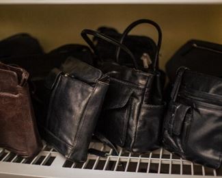 Bass leather purses