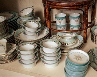 Hand painted china set