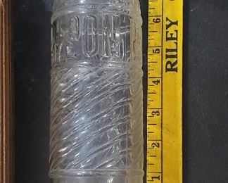 Rare Alamo Bottling Works BALLOON SIZE soda bottle San Antonio Texas, made at 3 RIVERS Texas glass factory which went under in the 1930s. 
