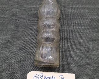Uncle Jo soda bottle Ft Worth Texas, made at 3 Rivers Texas glass factory. 