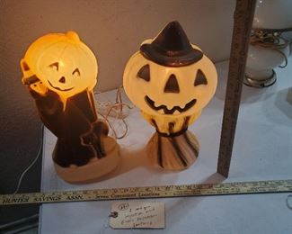 old plastic injection mold halloween lanterns lamps
