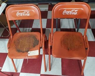 Coca Cola advertising chairs