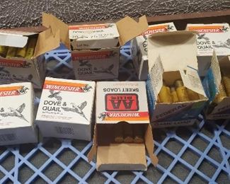 shotgun ammo there is 410 gauge, 28 gauge , 20 gauge, 12 gauge in this sale.