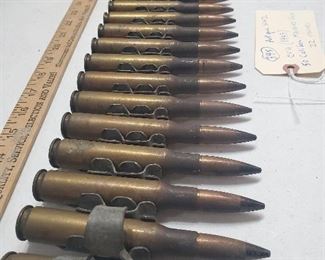 50 caliber machine gun ammo WW2 era