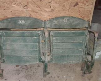 Wrigley Field Original Seats with paperwork