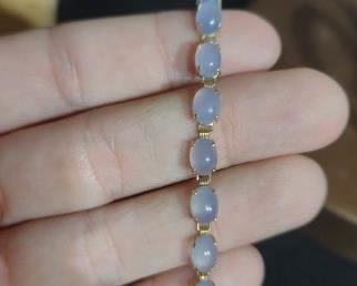Moonstone and Gold Bracelet